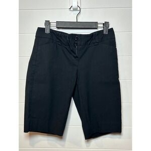 The Limited Exact Stretch‎ Bermuda Shorts Black Business Casual Size 2